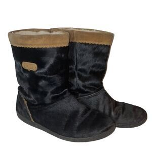 Vintage Tecnica Italian Goat Fur Lined Boots 40